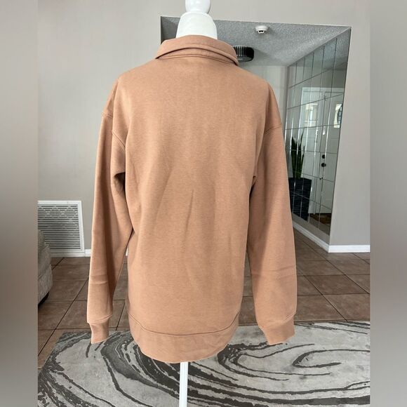 Mondetta Ladies' Collared Fleece Pullover Top - Picture 7 of 12